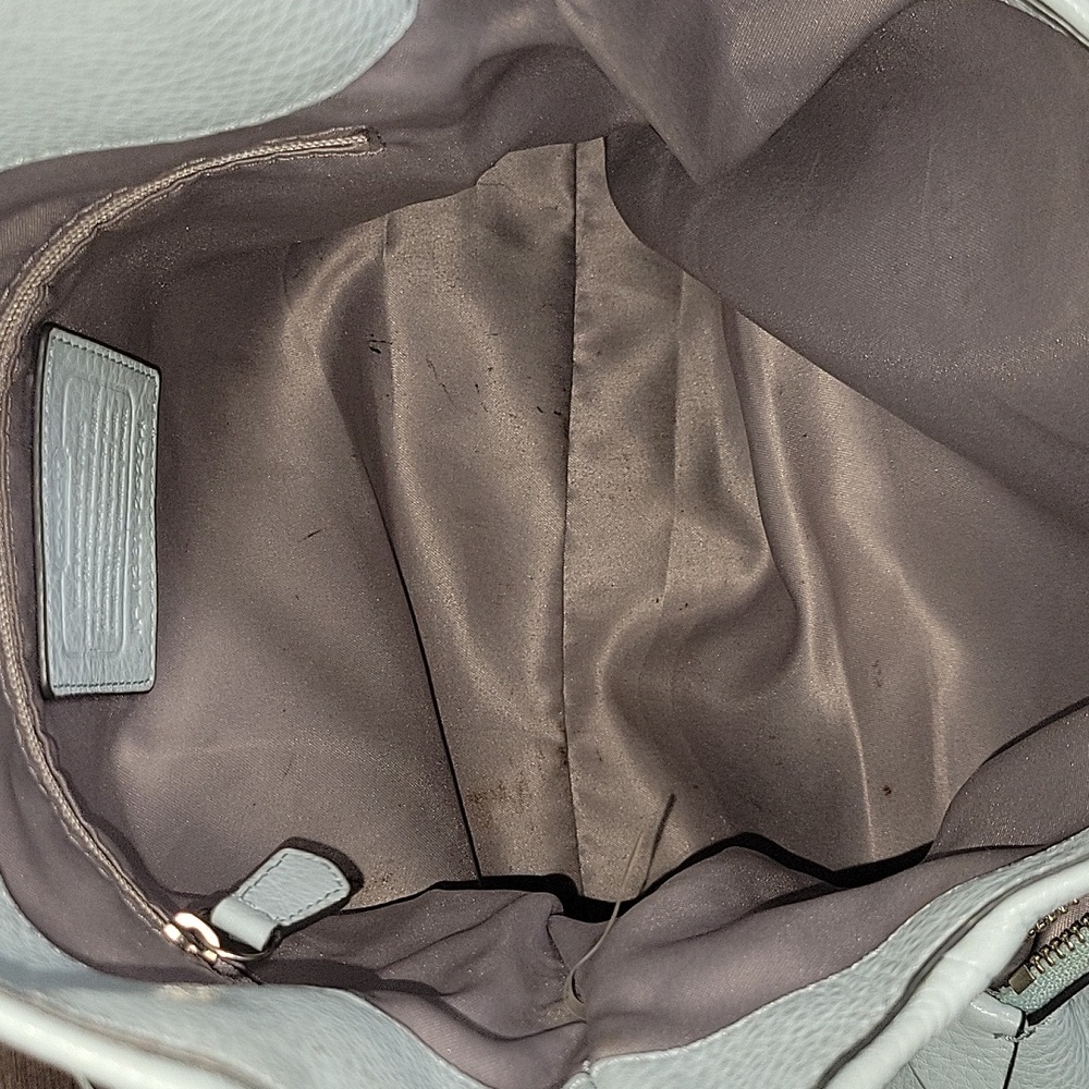 Coach Light Blue Shoulder Bag - Picture 12 of 15